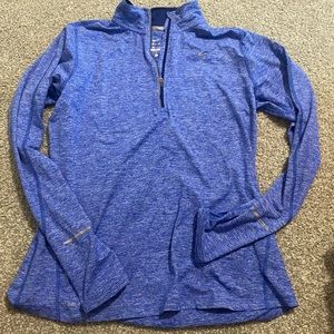 Nike running half zip